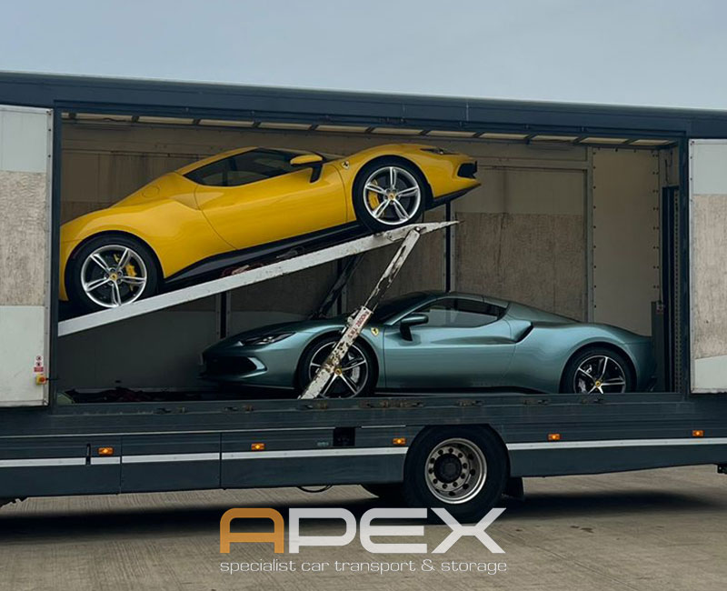 Double Ferrari Movement in our Multi Car Transporter